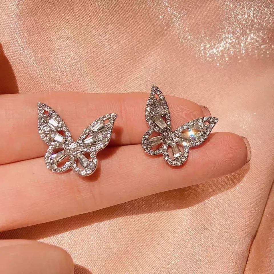 2023 New Fashion Trend Unique Design Elegant Delicate Zircon Water Drop Earrings Women Jewelry Party Premium Gift Wholesale