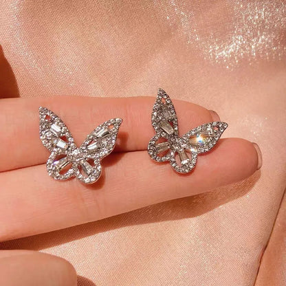 2023 New Fashion Trend Unique Design Elegant Delicate Zircon Water Drop Earrings Women Jewelry Party Premium Gift Wholesale