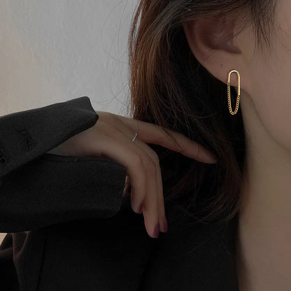 New Fashion Trend Unique Design Elegant Delicate Long Snake Bone Chain Tassel Earrings Women Jewelry Wedding Party Premium Gifts