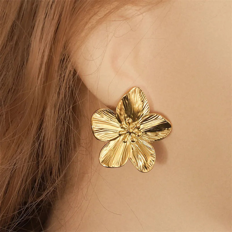 Uworld Hypoallergenic Fashion Vintage Flower Earrings Premium Alloy Women's Party Earrings женск