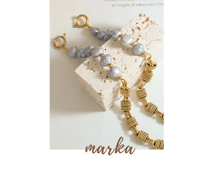 Hip Hop Bracelet Advanced European and American Ins Style Bracelet Stainless Steel Versatile Bracelet Fashion Handwear