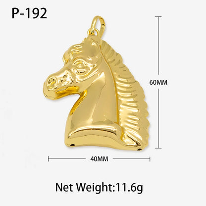 Pendant with Necklace For Women Men 24k Gold Plated Copper 33 Designs Wholesale Fashion Jewelry For Daily Wear Anniversary