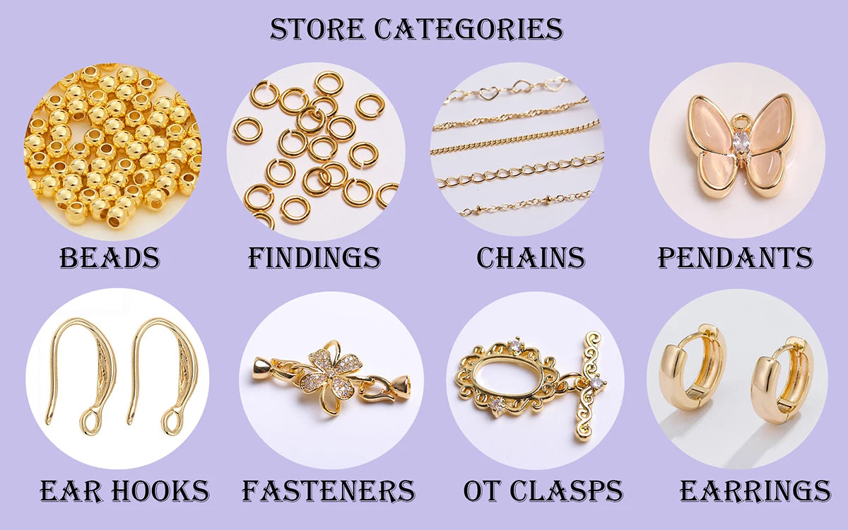 Pendants For Necklace Accessories 18K Gold Plated Brass Inlaid Zircon Moon/Star Charm Pendant DIY Jewelry Making Supplies