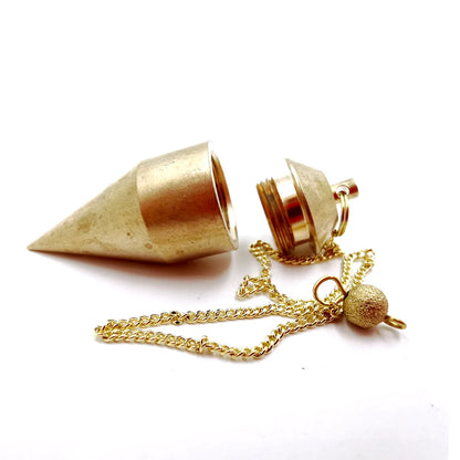 Pendant Divination Copper Pendulum for Fortune-telling Balancing Wicca Antique Dowsing Tool Wayne Pendulo Women Men Reiki Jewelr
