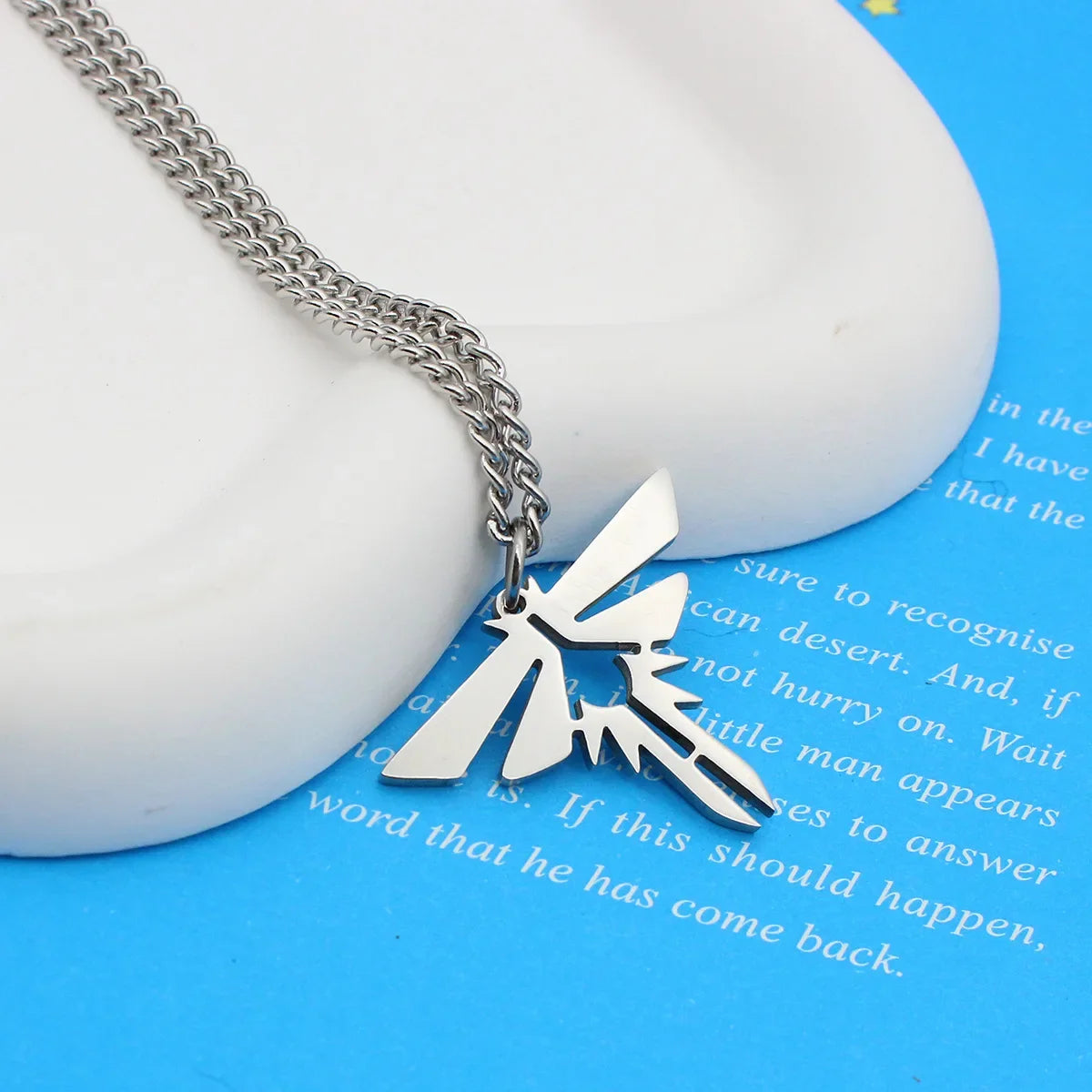 The Last Series of Us Necklace 2024 New Fashion Simple  Stainless Steel Pendant Chain Game Peripherals Trend Jewelry Best Gift