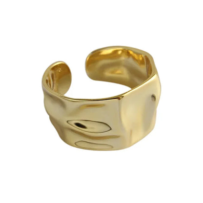 LATS New Fashion Designer Gold Silver Colour Water Drop Ring Woman Europe America Luxury Jewelry 2024 Trendy Accessories Gift