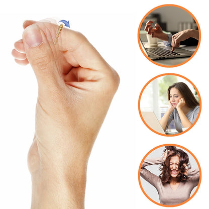 Simple Metal Beads Fidget Rotating Rings for Women Men Rotate Freely Anti Stress Anxiety Ring Spiral Round Ball Rotate Jewlery
