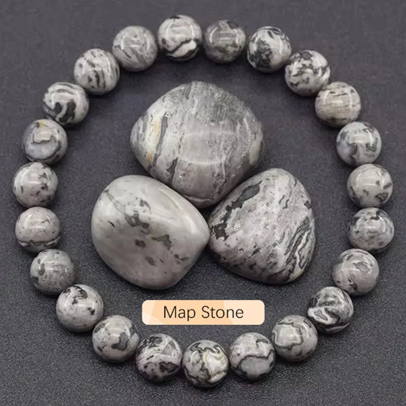 Original stone bracelet for women men trendy Blue Apatite beaded gemstone bracelets boss day scene employee appreciation gifts