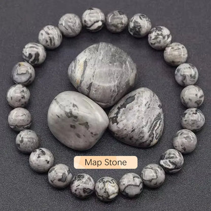 Original stone bracelet for women men trendy Blue Apatite beaded gemstone bracelets boss day scene employee appreciation gifts