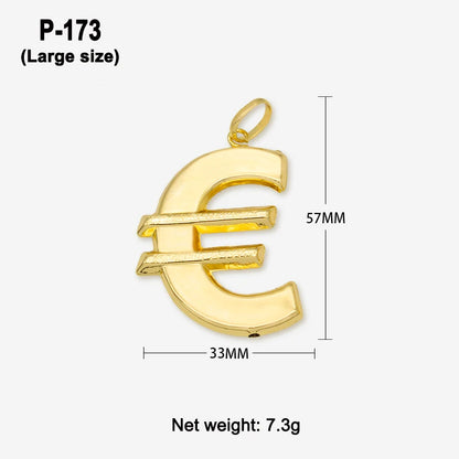 Pendant with Necklace For Women Men 24k Gold Plated Copper 33 Designs Wholesale Fashion Jewelry For Daily Wear Anniversary