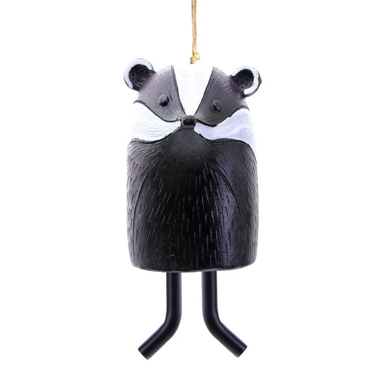 Garden Pendants Bohemian Courtyard Animal Wind Chime Pendants Fun Resin Crafts Home Courtyard Atmosphere Decorations