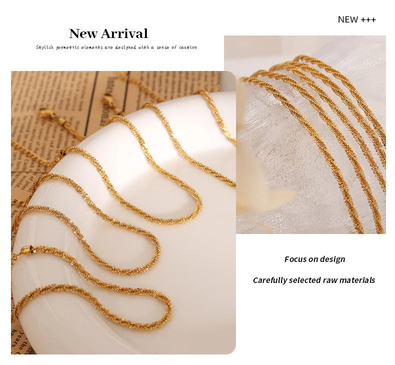 Anklets For Women Stainless Steel 18K Gold Plated High Quality No Tarnish Women's Ankle Bracelets Foot Chains Luxury Ankle Strap