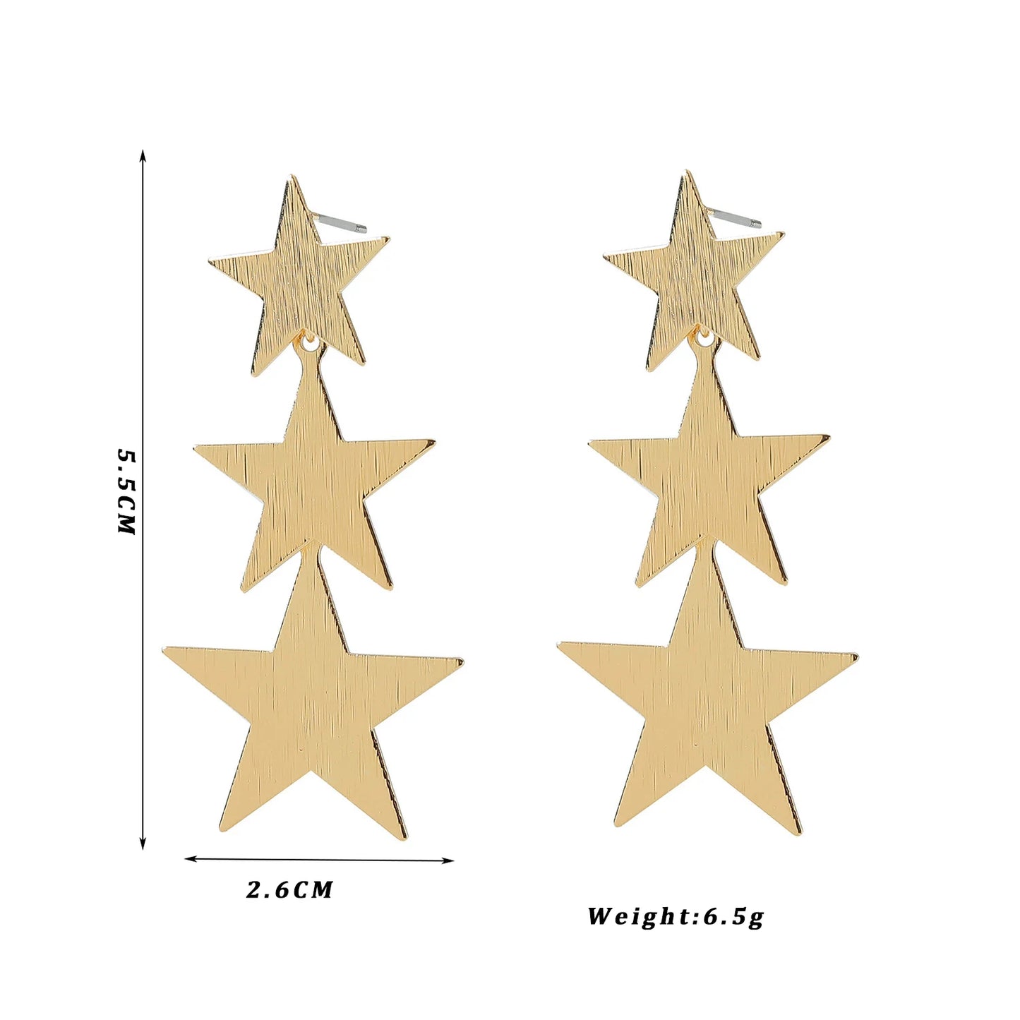 Retro Exaggerate Metal Statement Earrings for Women European Fashion Round Star Square Leaf Twist Geometry Long Earrings Jewelry