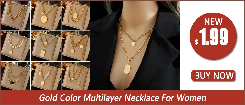 DIEYURO 316L Stainless Steel 3in1 Crossover Snake Chain Necklace Bracelets For Women Girl New Fashion Waterproof Jewelry Set