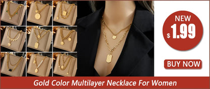 DIEYURO 316L Stainless Steel 3in1 Crossover Snake Chain Necklace Bracelets For Women Girl New Fashion Waterproof Jewelry Set