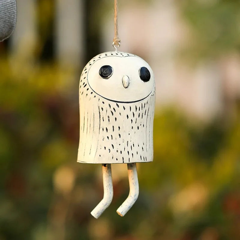 Garden Pendants Bohemian Courtyard Animal Wind Chime Pendants Fun Resin Crafts Home Courtyard Atmosphere Decorations