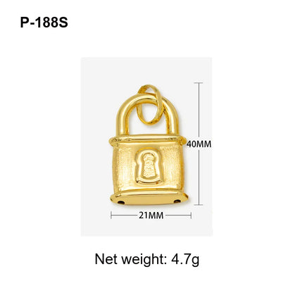 Pendant with Necklace For Women Men 24k Gold Plated Copper 33 Designs Wholesale Fashion Jewelry For Daily Wear Anniversary