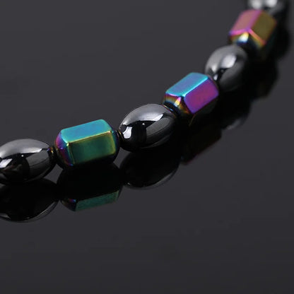 Magnetic Weight Loss Health Anklet Colorful Gallstone Stimulation Relief Therapy Arthritis Pain Relief Health Anklet Jewelry