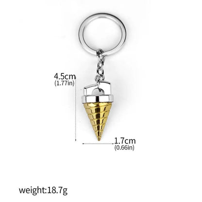 Cartoon Tengen Toppa Gurren Lagann Necklace Tengentoba Gulenlagan Core Drill Pendant Necklace Jewelry Accessories