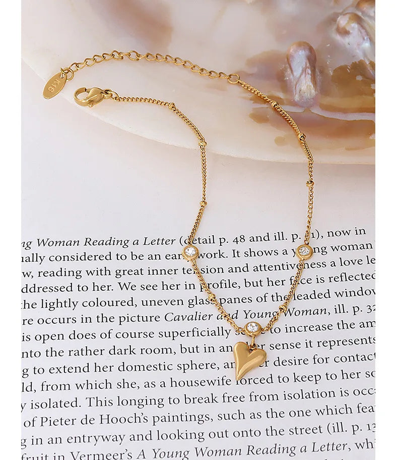Anklets For Women Stainless Steel 18K Gold Plated High Quality No Tarnish Women's Ankle Bracelets Foot Chains Luxury Ankle Strap