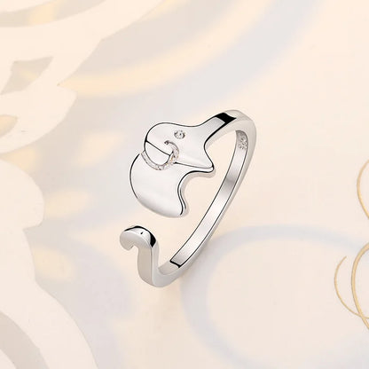 Hot 925 Sterling Silver Ring AAA Zircon Adjustable Simplicity Fashion Exquisite Women Jewelry Accessories Wedding Party Gift