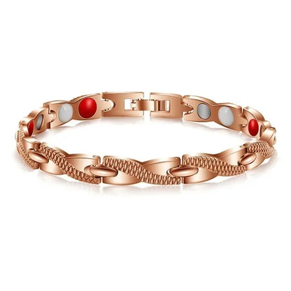 Copper Color Bracelets for Women&Men Therapy Health Magnetic Healing Bracelet Bio Energy Arthritis Pain Valentine's Day Gifts