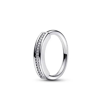 European Ring Rings 925 Sterling Silver Heart Bow Round Size 6789 For Women Men Jewelry Party Fashion Wedding