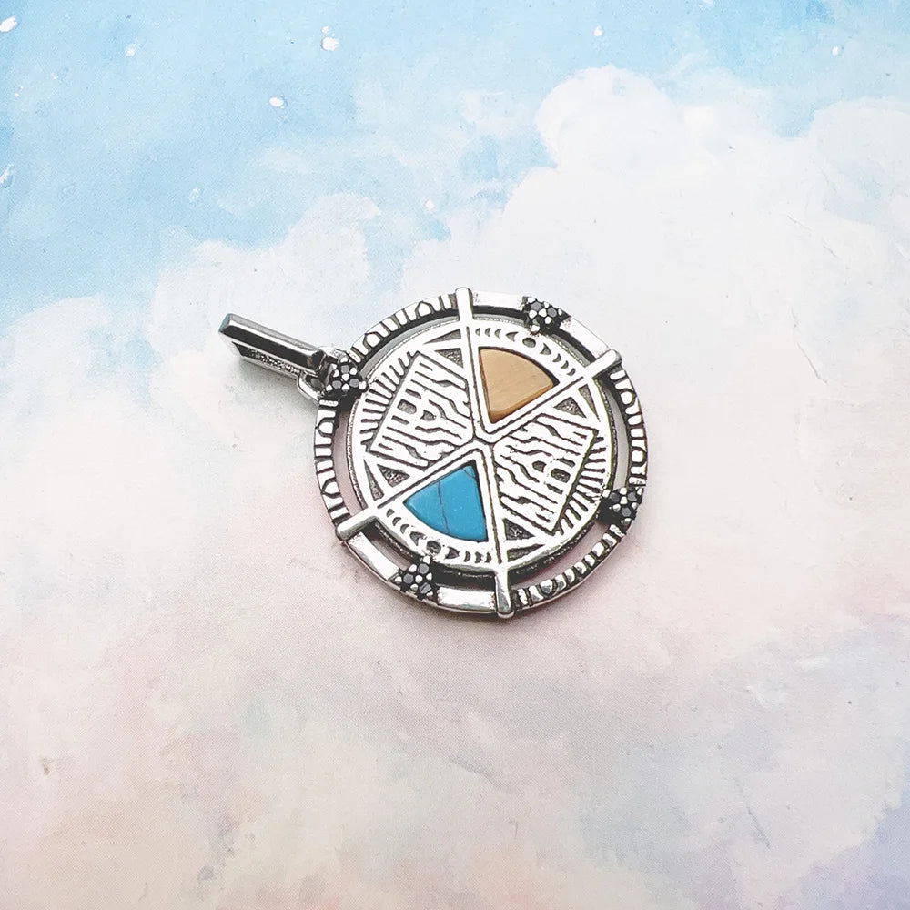 Pendants Lucky Charm Spring Jewelry Vintage 925 Sterling Silver Accessorie Positive Energy Gift For Women Men