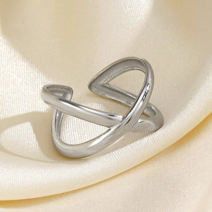 LATS Stainless Steel Gold Color Rings for Women Men 2024 Colorfast Popular Party Personalized Exaggerated Charms Jewelry Gifts