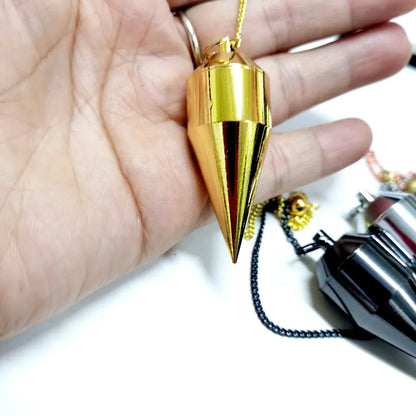 Pendant Divination Copper Pendulum for Fortune-telling Balancing Wicca Antique Dowsing Tool Wayne Pendulo Women Men Reiki Jewelr