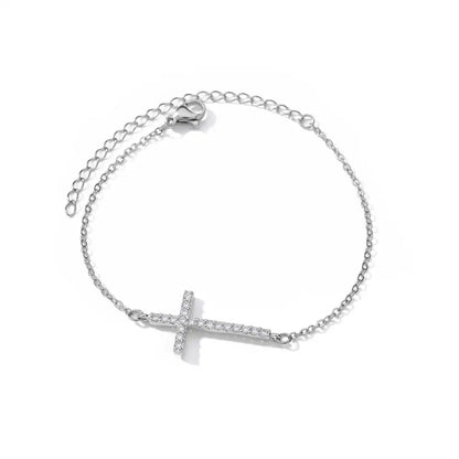 Elegant Zircon Flowers Bracelet For Women Girls Charm Gold Color Stainless Steel Plant Bracelets Luxury Designer Jewelry Gifts