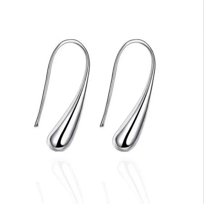 Fashion Teardrop Jewelry Set for Women Simple Ring Necklace Bracelet Earrings Four-piece Set Suitable for Engagement Jewelry