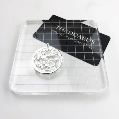 Pendant Flower Ornament Brand 925 Sterling Silver Glam Jewelry Europe Accessorie Trendy Gift For Women