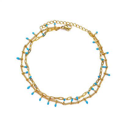 Elegant Zircon Flowers Bracelet For Women Girls Charm Gold Color Stainless Steel Plant Bracelets Luxury Designer Jewelry Gifts
