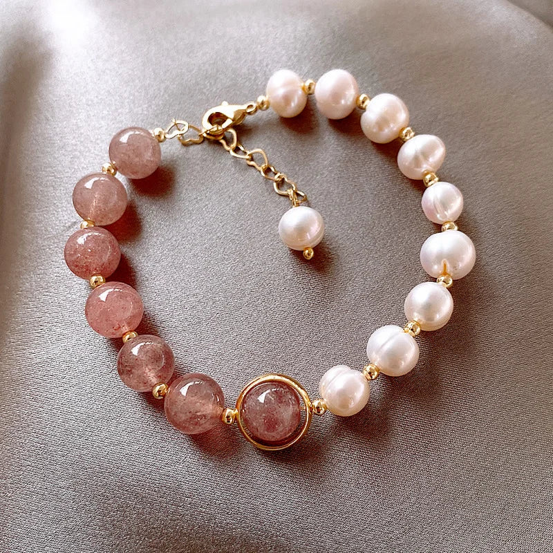 Natural Freshwater Pearl Bracelets Cuff Bangles Wrap Beads Bracelet Jewerly Fashion Accessories for Women