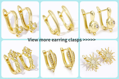 Pendants For Jewelry 18K Gold Plated Brass Heart Charms Pendants For Fashion Necklace Making Supplies DIY Jewelry Accessories