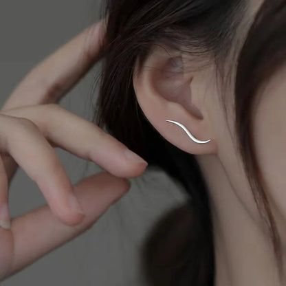 New Fashion Trend Unique Design Elegant Delicate Long Snake Bone Chain Tassel Earrings Women Jewelry Wedding Party Premium Gifts
