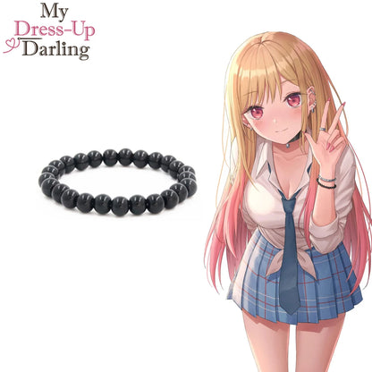 New Anime My Dress Up Darling Bracelet Marin Kitagawa Bead Bangle Bracelets Set for Women Girls Cosplay Prop Accessories