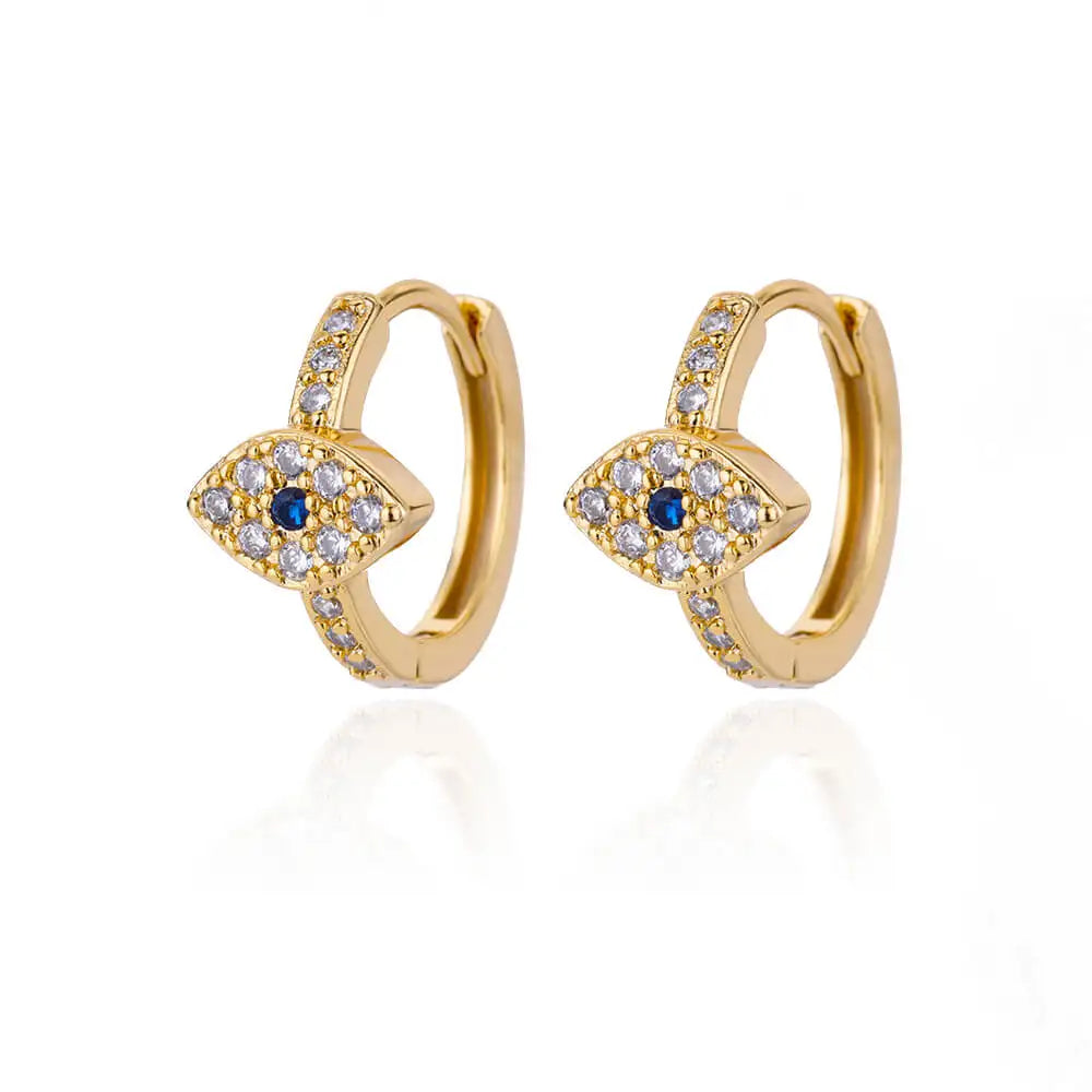 Zircon Star Earring For Women Girl Stainless Steel Hoop Piercing Earring y2k 2023 New Jewelry Accessories aretes free shipping