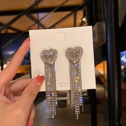 2023 New Fashion Trend Unique Design Elegant Delicate Zircon Water Drop Earrings Women Jewelry Party Premium Gift Wholesale