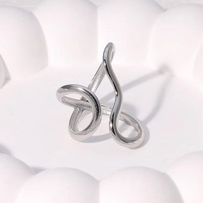 LATS Stainless Steel Gold Color Rings for Women Men 2024 Colorfast Popular Party Personalized Exaggerated Charms Jewelry Gifts