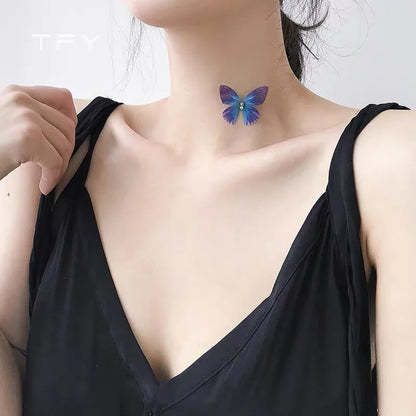 Necklace For Women Cute Simple Girls Animal Cat Sweet Heart Butterfly Pearl Embroidery Flowers Fashion