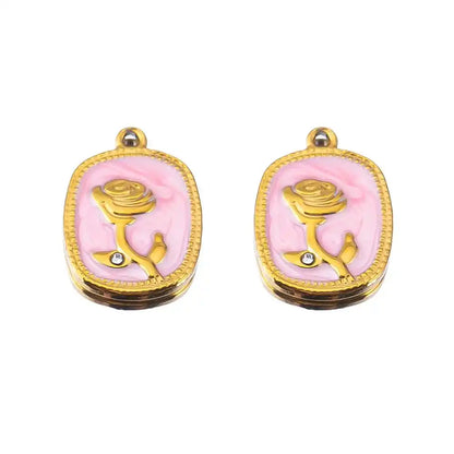 Stainless Steel Pendants Collection Cute Marine Style Pendants Various Earring Components DIY Necklace Jewelry Accessories