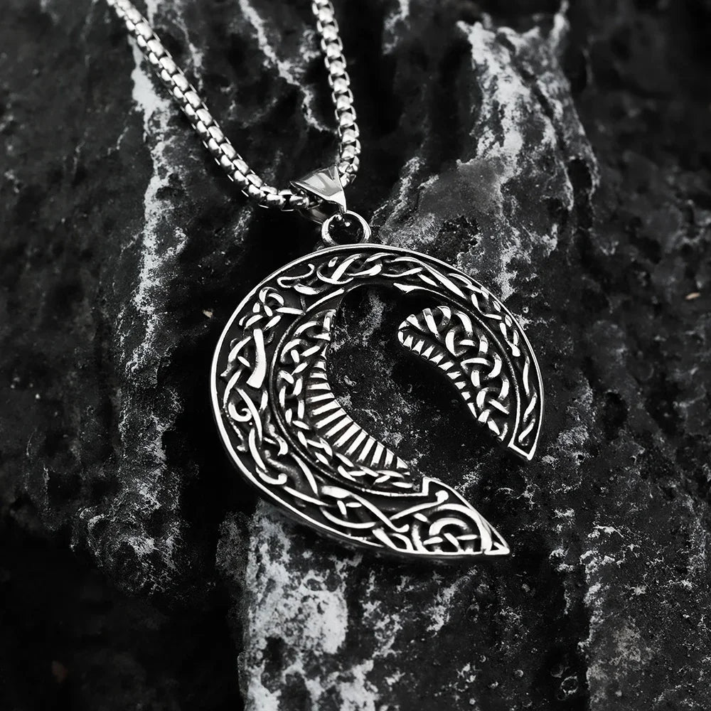 Pendente da uomo Semplice e Piccolo Titanio Acciaio Collana Gioielli