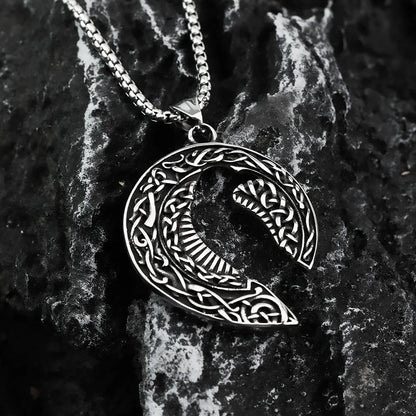 Pendente da uomo Semplice e Piccolo Titanio Acciaio Collana Gioielli