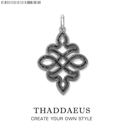 Pendant Black Love Knot Maori Cross Tooth Diver Fashion Rebel Street Jewelry Europe Bijoux Accessories Gift For Men Woman