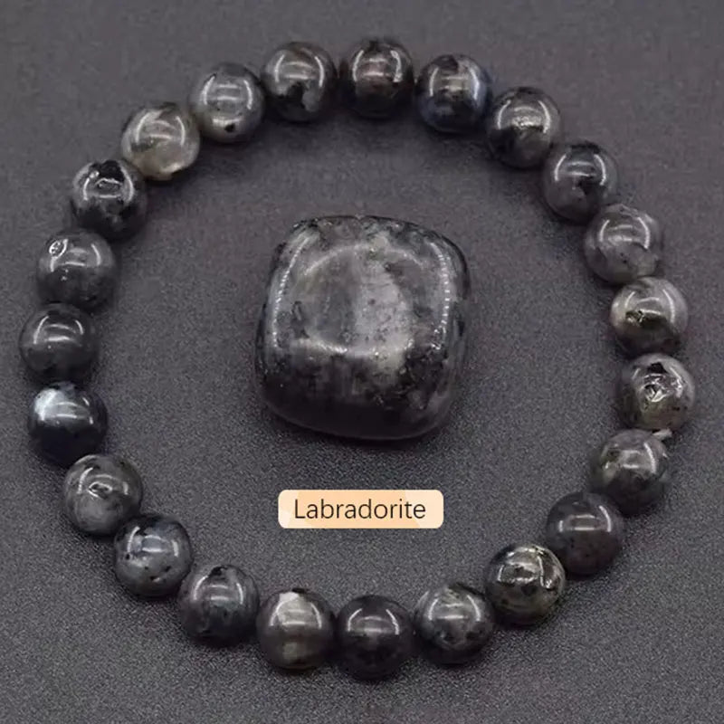 Original stone bracelet for women men trendy Blue Apatite beaded gemstone bracelets boss day scene employee appreciation gifts