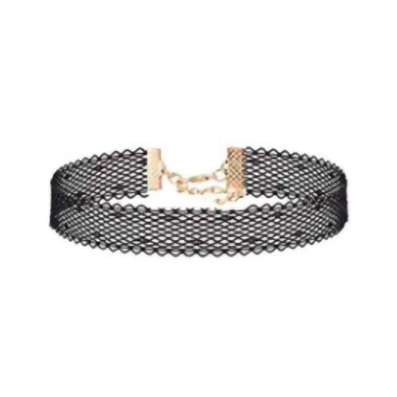 Black Velvet Choker Necklace For Women Vintage Black Star Sexy Lace Necklaces with Pendants Gothic Girl Gifts Neck Jewelry