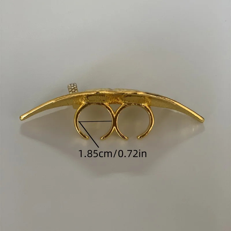 Unique Lips-Shaped Ring with Fun and Retro Style for Women Girl