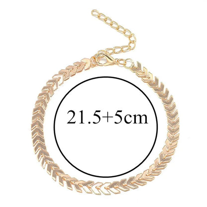 Summer Fashion Leaf Chain Anklet for Women Girls Beach Sexy Leg Barefoot Sandals Foot Anklets Bracelet Accessorie Jewelry Gift